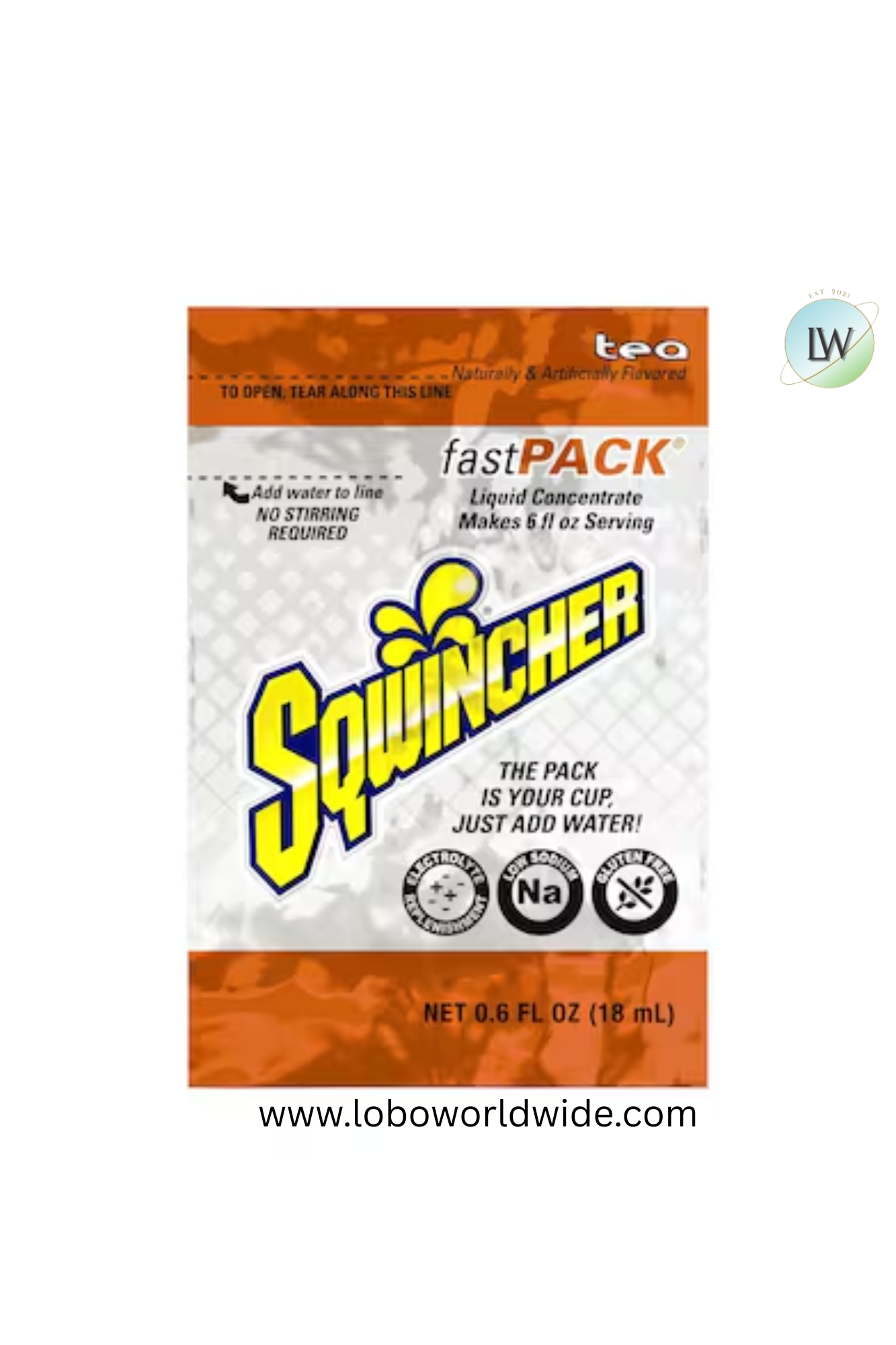 Sqwincher Sports Drink Liquid Concentrate 0.6 oz.,Pk50(Various Flavours)
