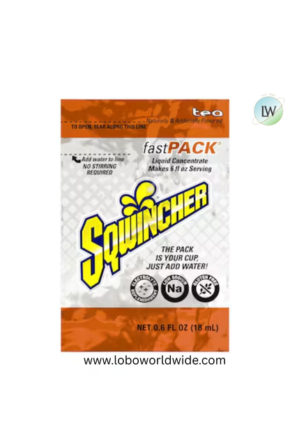 Sqwincher Sports Drink Liquid Concentrate 0.6 oz.,Pk50(Various Flavours)