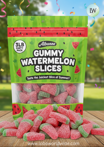 Albanese Gummy Watermelon Slices(Various Sizes)
