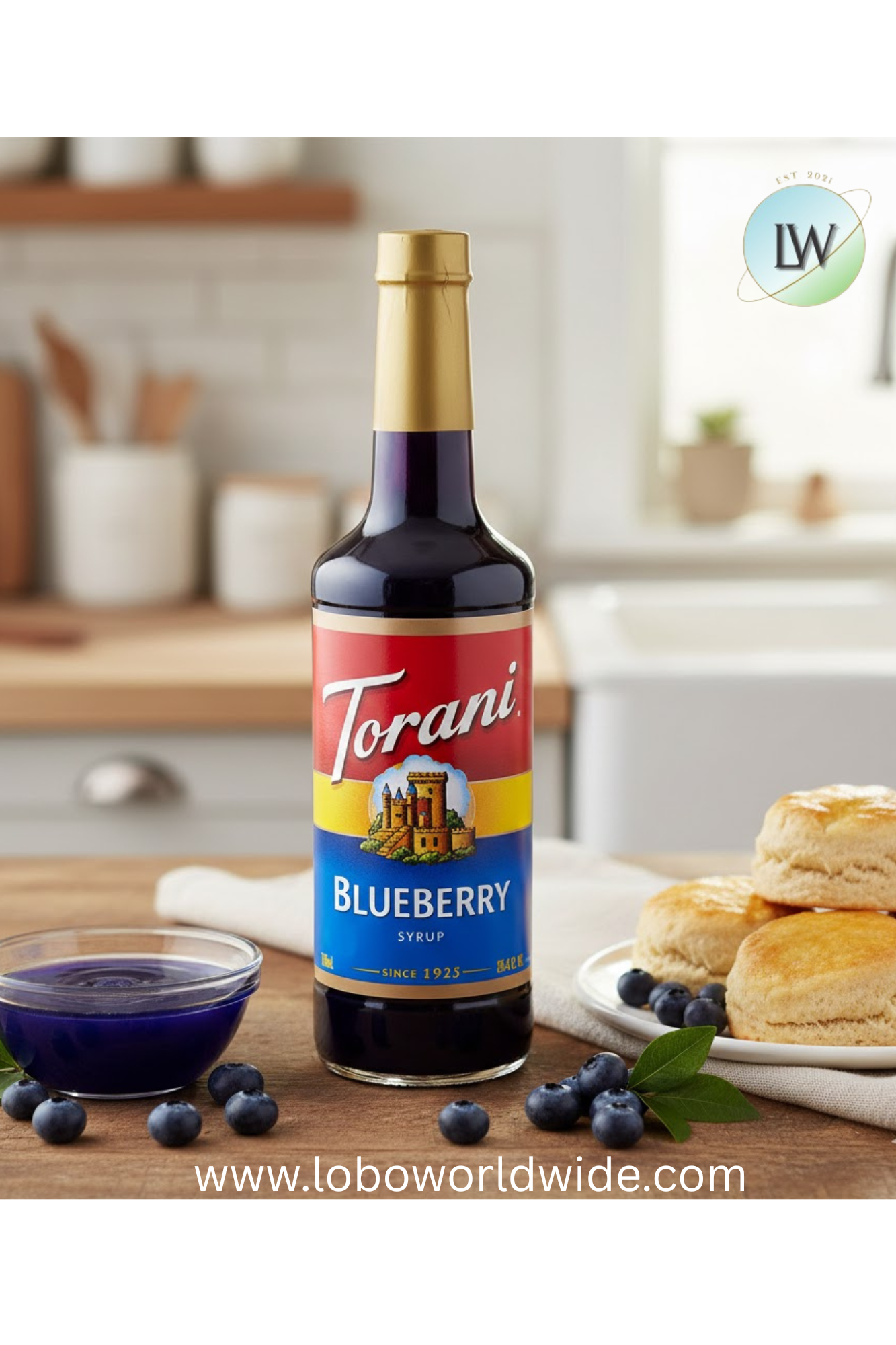 Torani Flavoring / Fruit Syrup 750 mL Glass Bottle-12/Case (Various flavors)