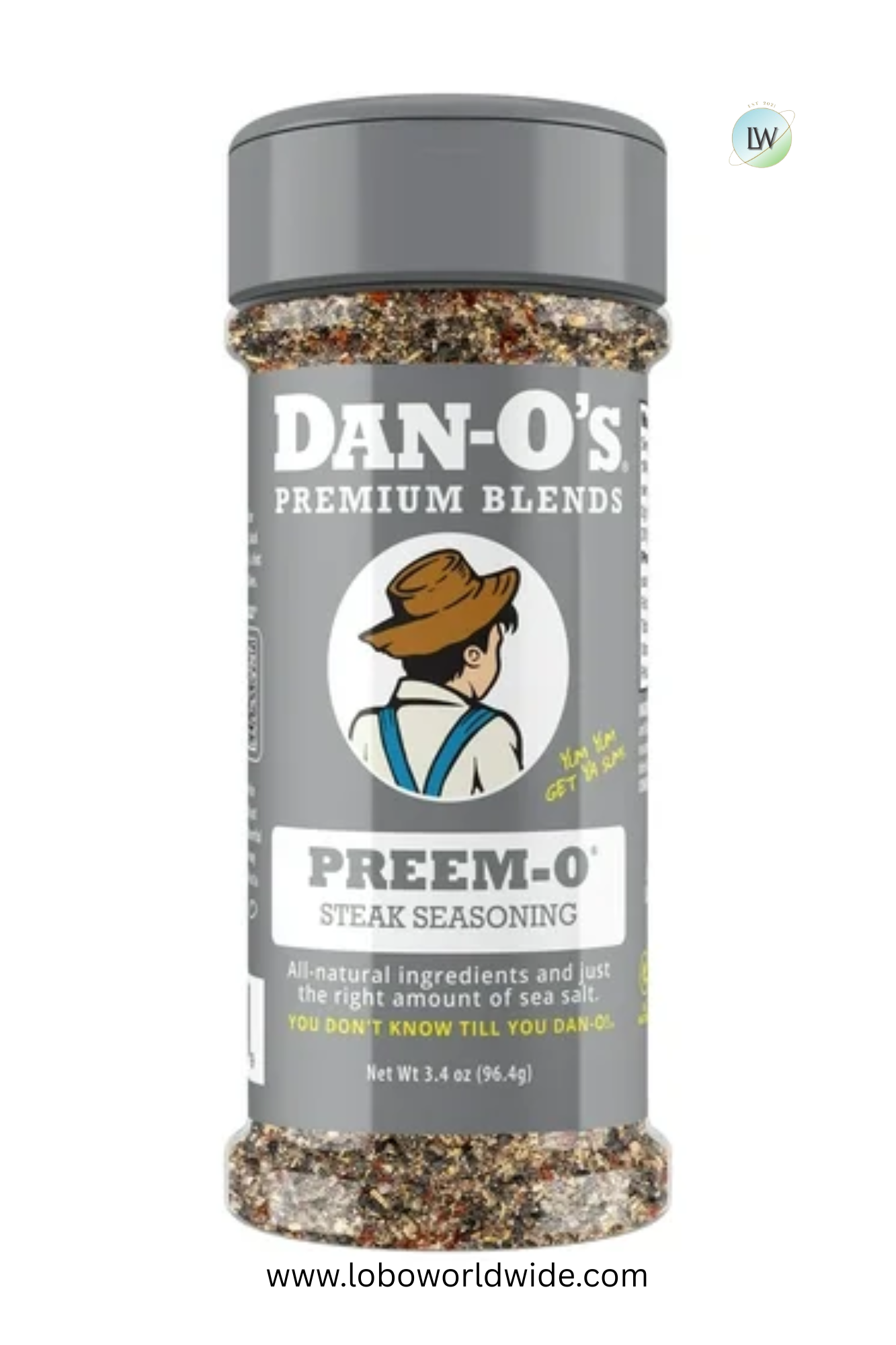 Dan-O's® Preem-O® Seasoning - Small bottle (3.4 oz)