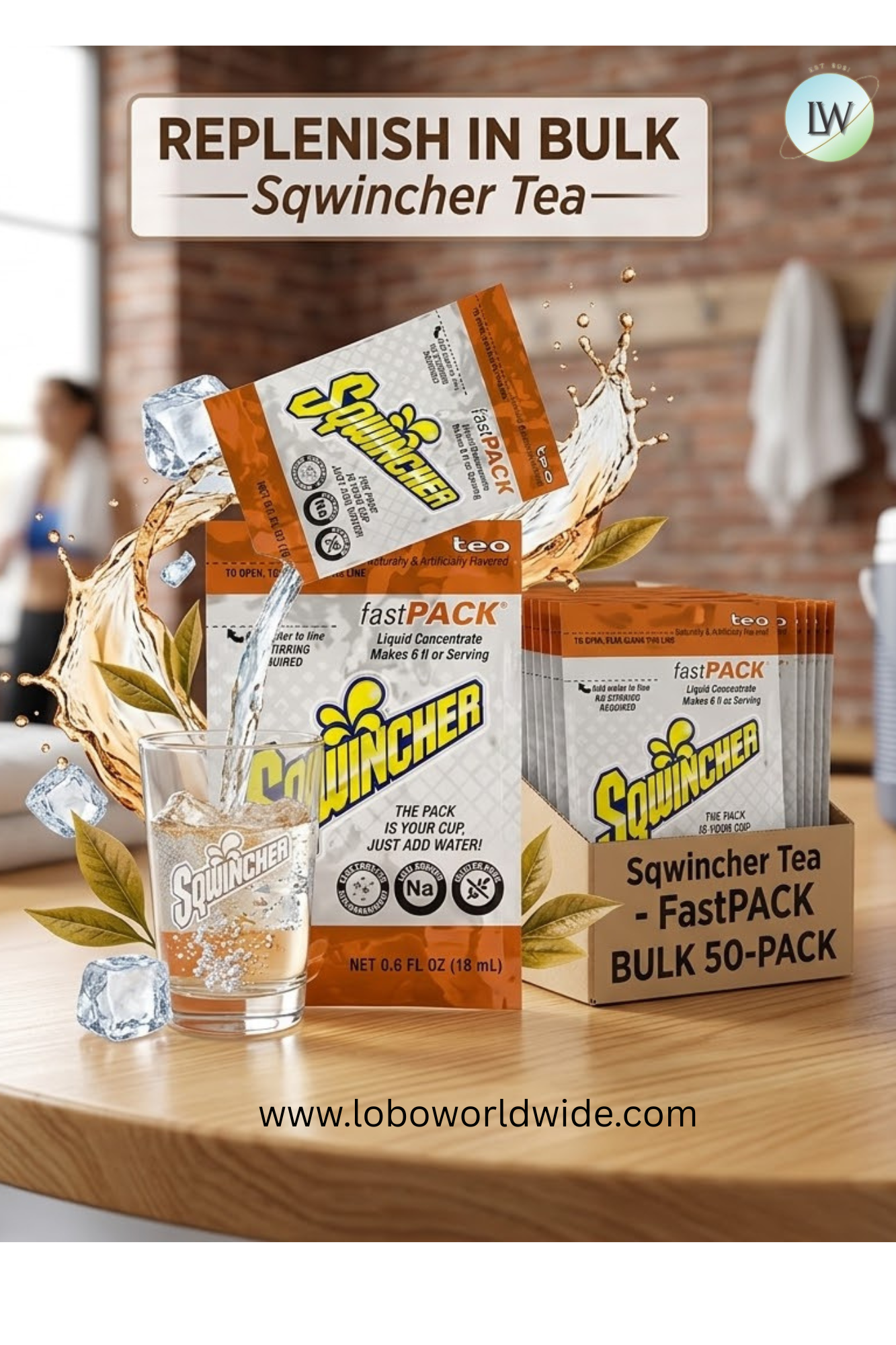 Sqwincher Sports Drink Liquid Concentrate 0.6 oz.,Pk50(Various Flavours)