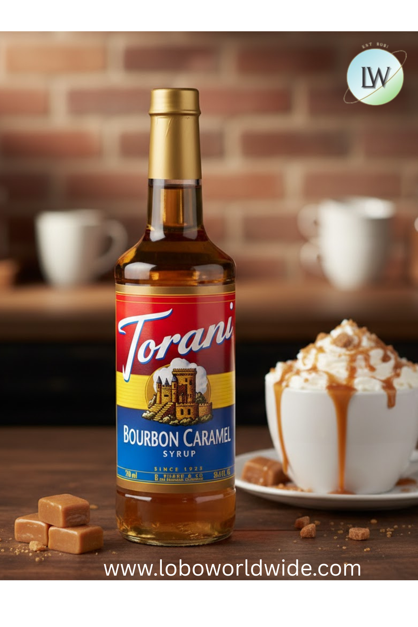 Torani Flavoring / Fruit Syrup 750 mL Glass Bottle-12/Case (Various flavors)