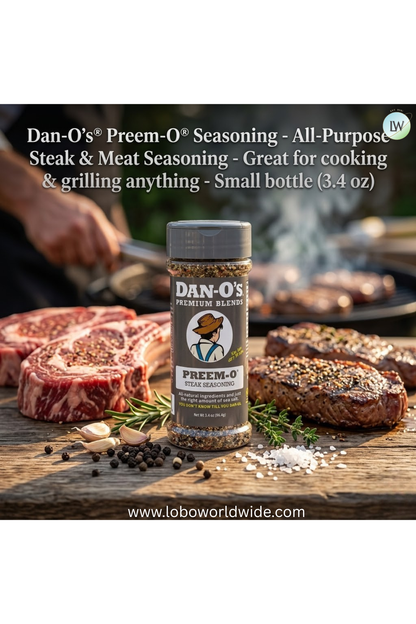 Dan-O's® Preem-O® Seasoning - Small bottle (3.4 oz)