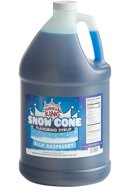 Carnival King 1 Gallon Cone Syrup(Various Flavours)