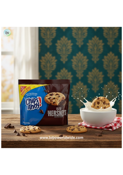 CHIPS AHOY! Hershey's Milk Chocolate Chip Cookies, Family Size, 14.48 oz