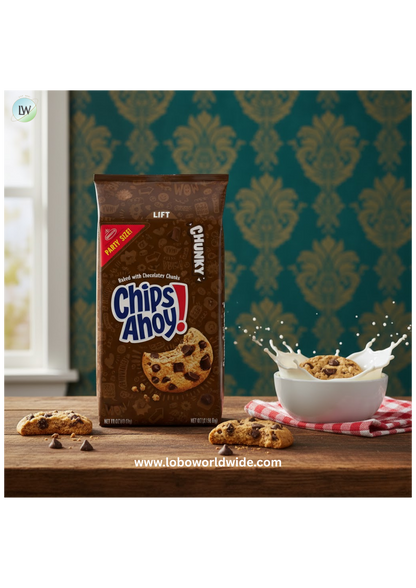 CHIPS AHOY! Chunky Chocolate Chip Cookies, Party Size, 24.75 oz