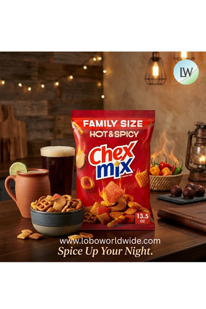 Chex Mix Savory Snack Mix, Family Size, 13.5 oz(Various Flavours)