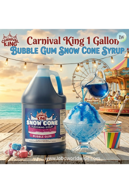 Carnival King 1 Gallon Cone Syrup(Various Flavours)