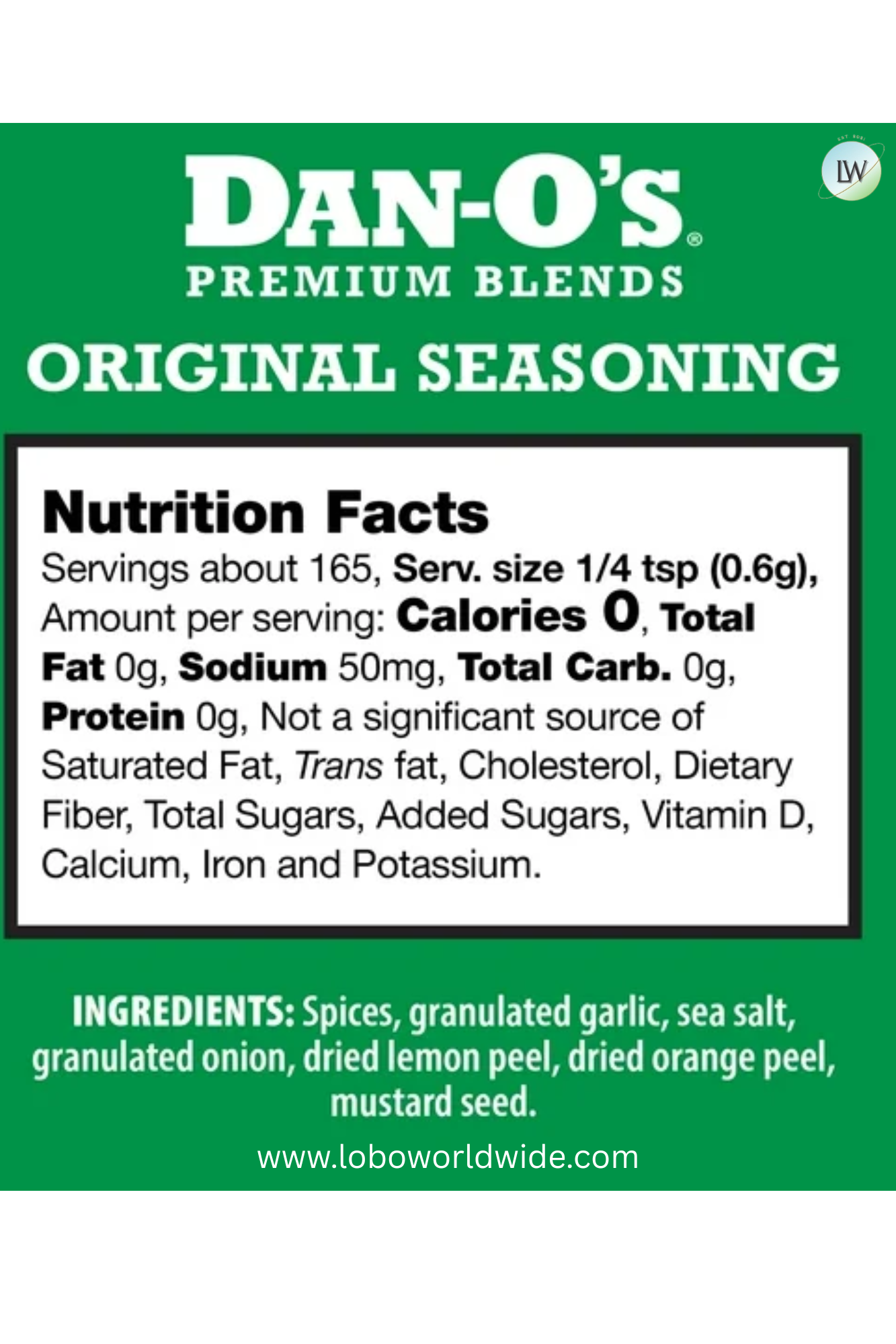 Dan-O's Original Seasoning - All-Purpose Seasoning