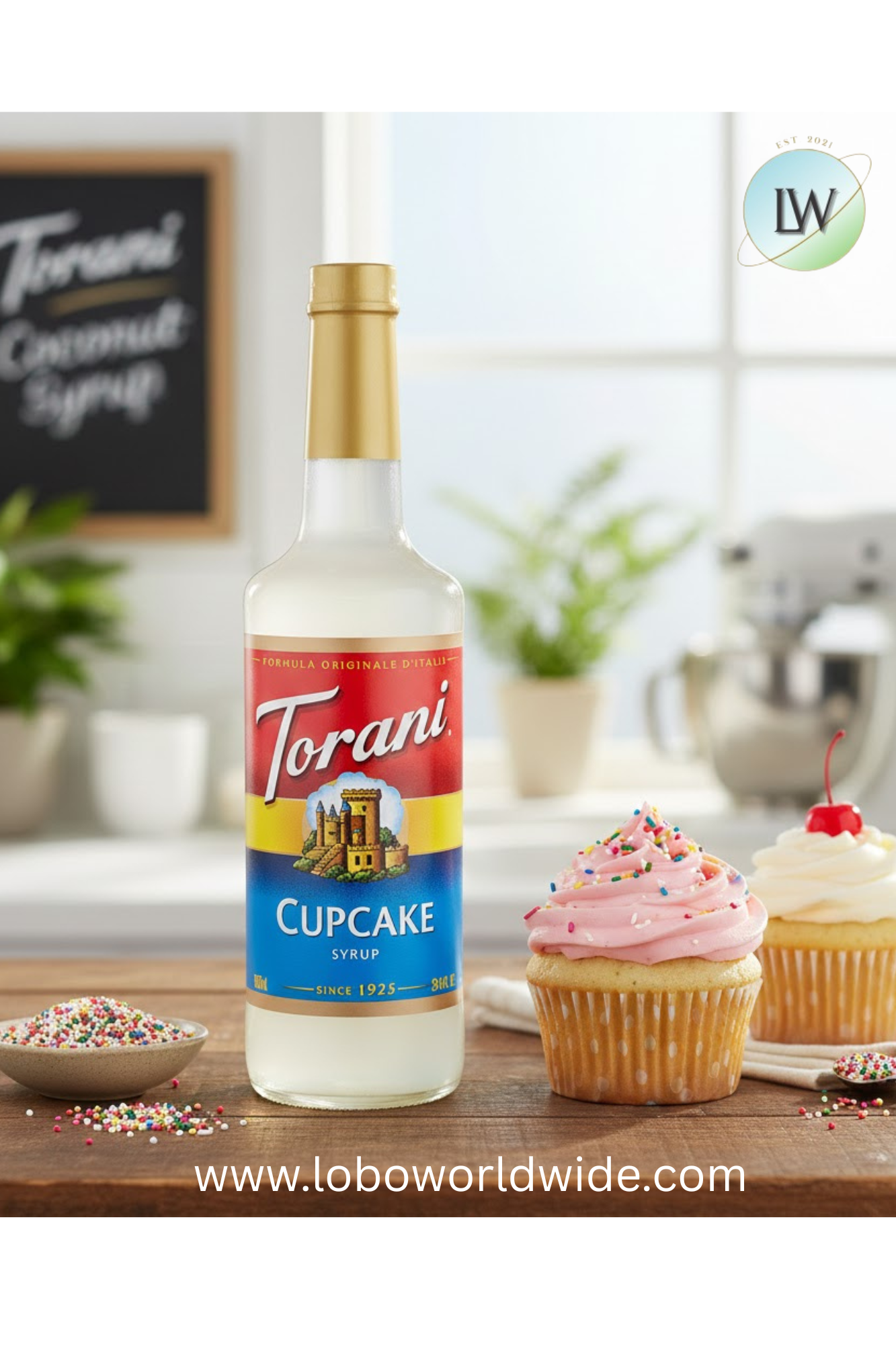 Torani Flavoring / Fruit Syrup 750 mL Glass Bottle-12/Case (Various flavors)