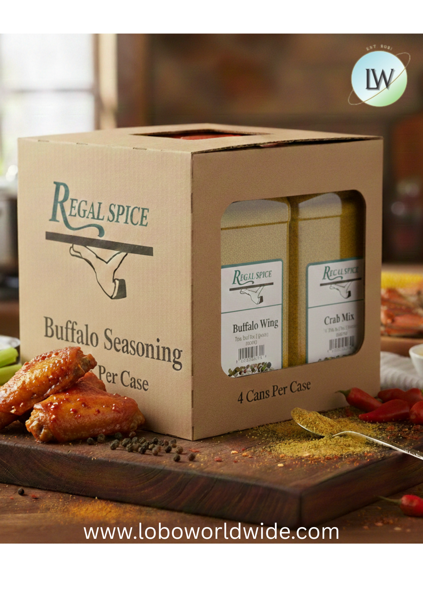 Regal Prairie Style Buffalo Wing Seasoning - (Various Sizes)