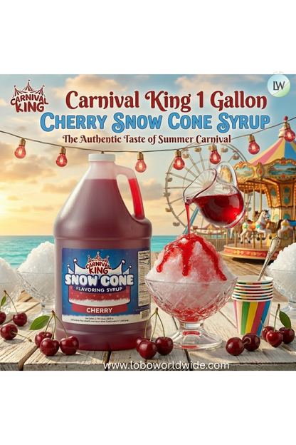Carnival King 1 Gallon Cone Syrup(Various Flavours)