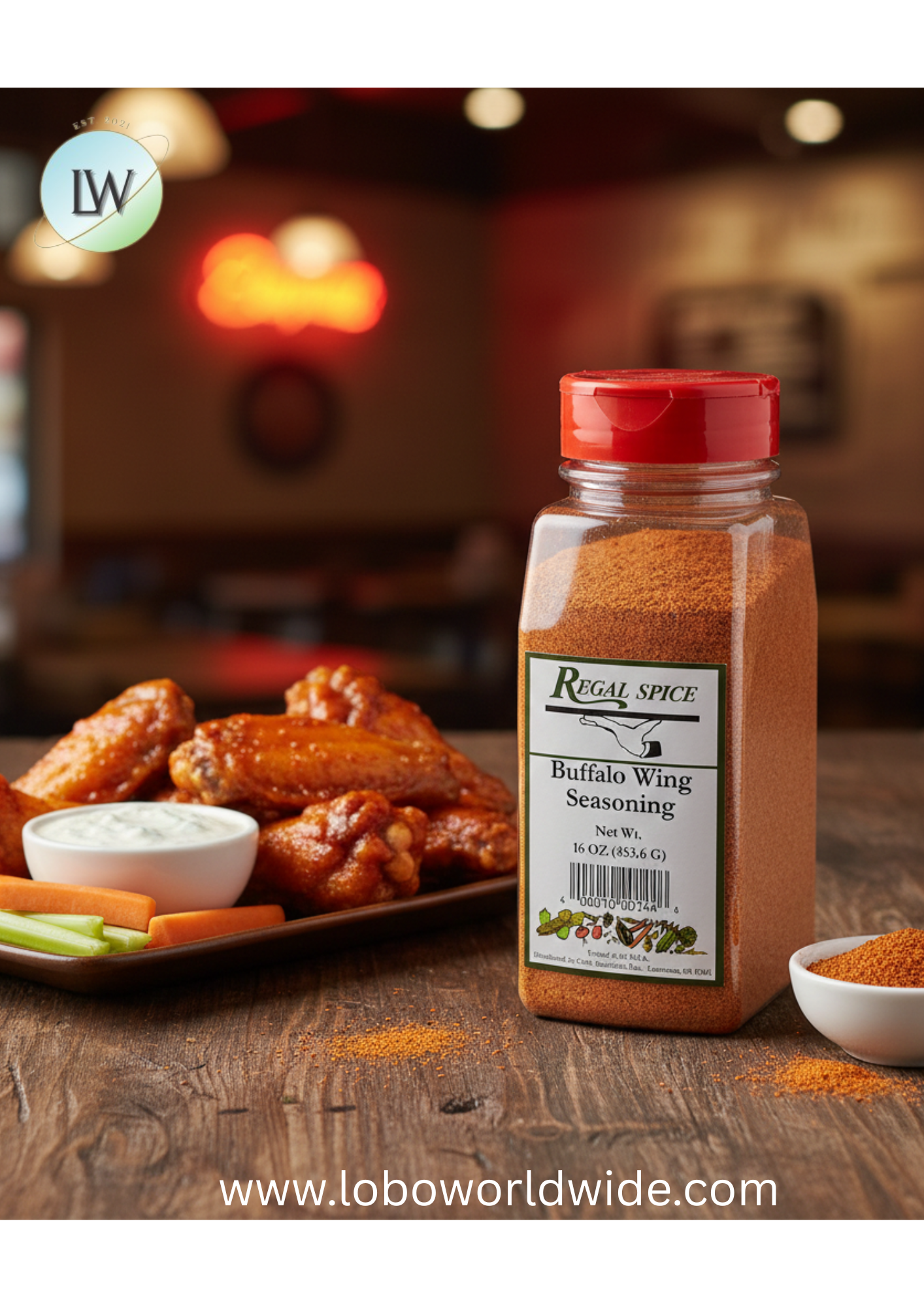 Regal Prairie Style Buffalo Wing Seasoning - (Various Sizes)