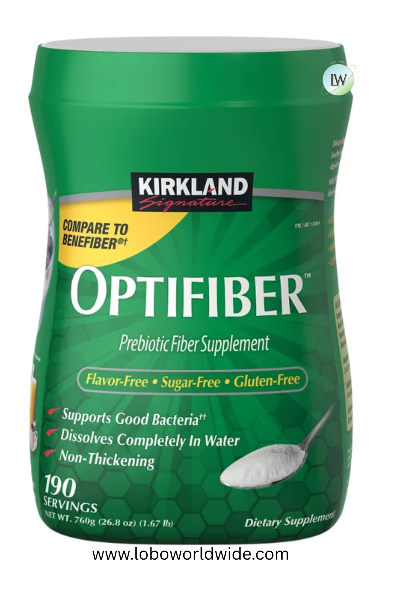 Kirkland Signature Optifiber, 26.8 Ounces, 190 Servings
