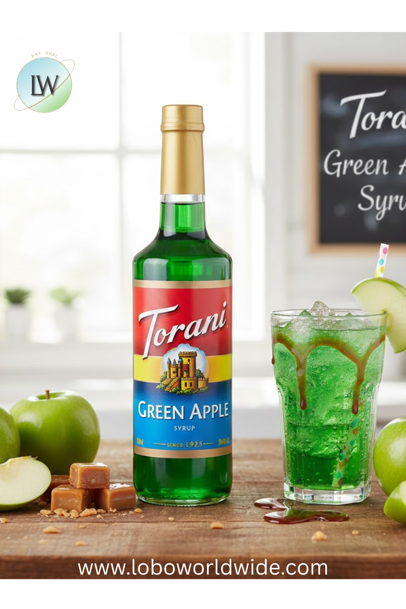 Torani Flavoring / Fruit Syrup 750 mL Glass Bottle-12/Case (Various flavors)