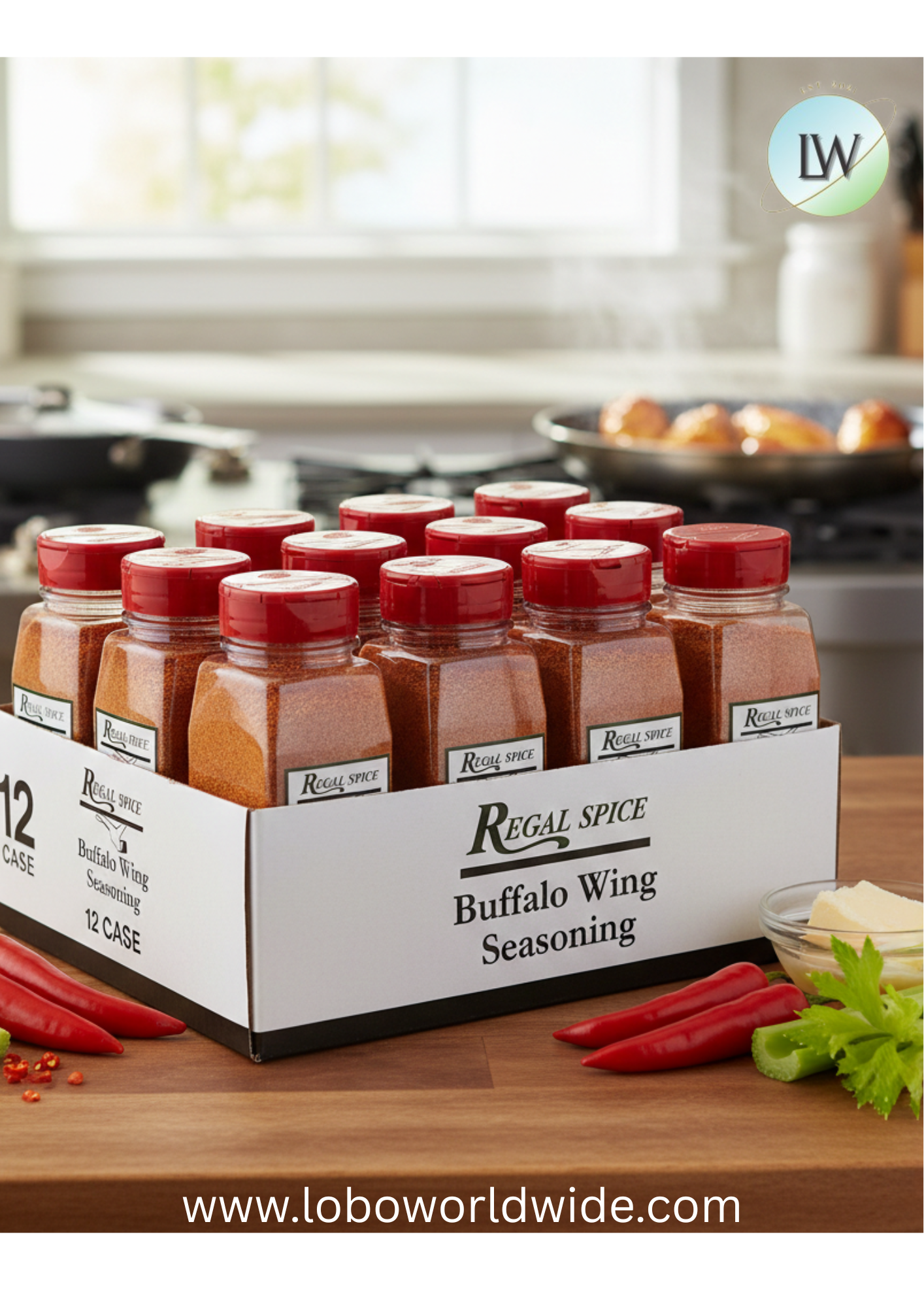 Regal Prairie Style Buffalo Wing Seasoning - (Various Sizes)