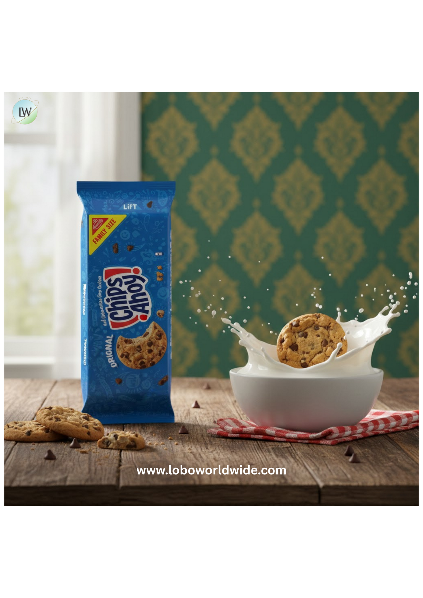 CHIPS AHOY! Original Chocolate Chip Cookies, Family Size, 18.2 oz