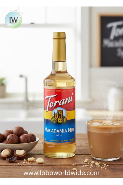 Torani Flavoring / Fruit Syrup 750 mL Glass Bottle-12/Case (Various flavors)