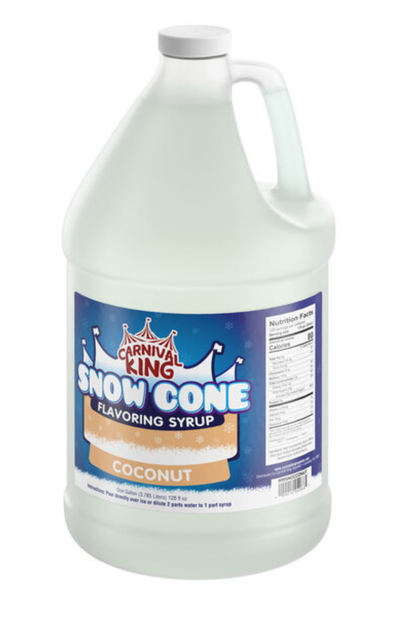 Carnival King 1 Gallon Cone Syrup(Various Flavours)