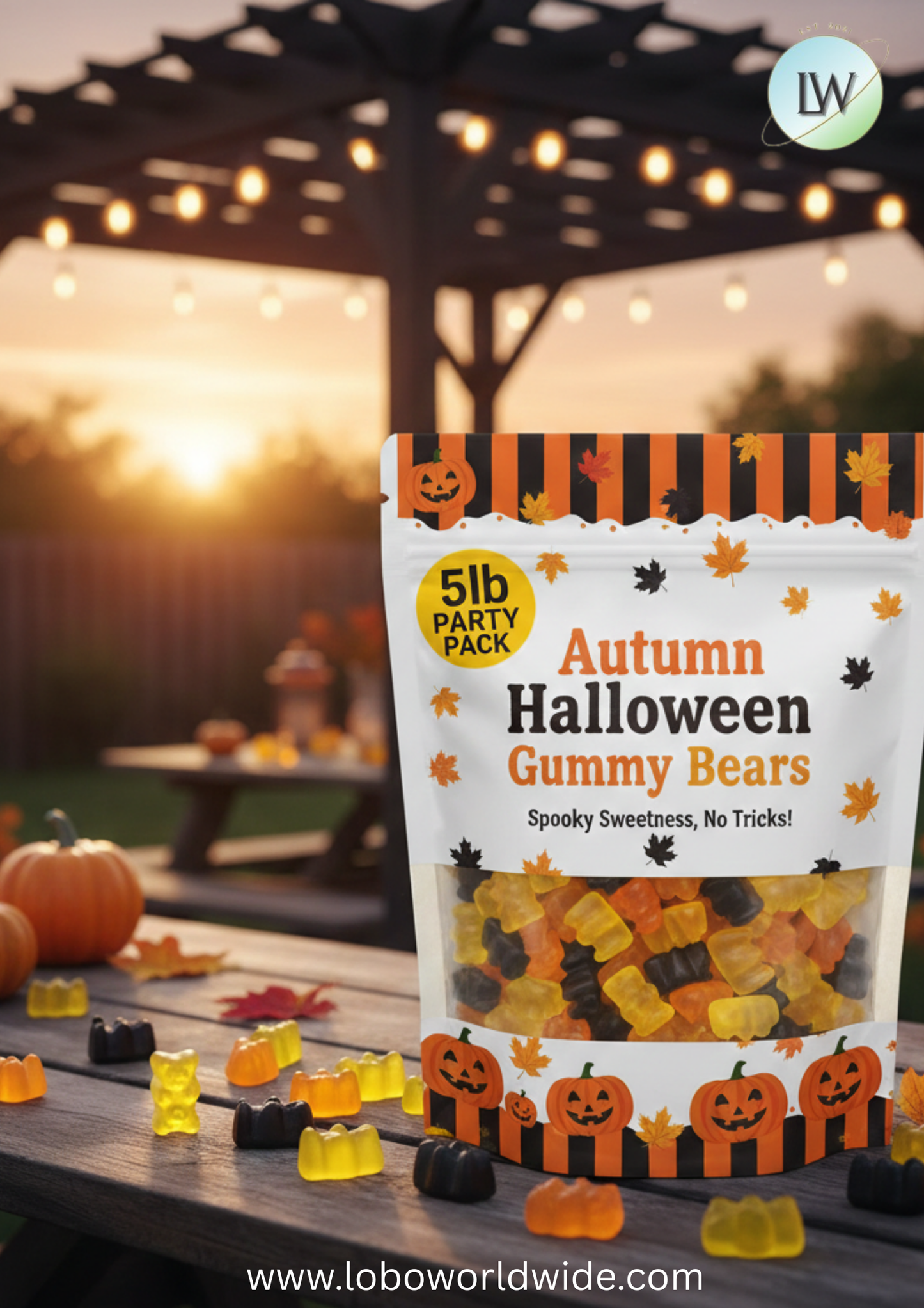 Autumn Halloween Gummy Bears
