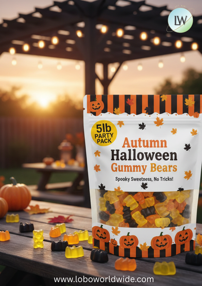 Autumn Halloween Gummy Bears