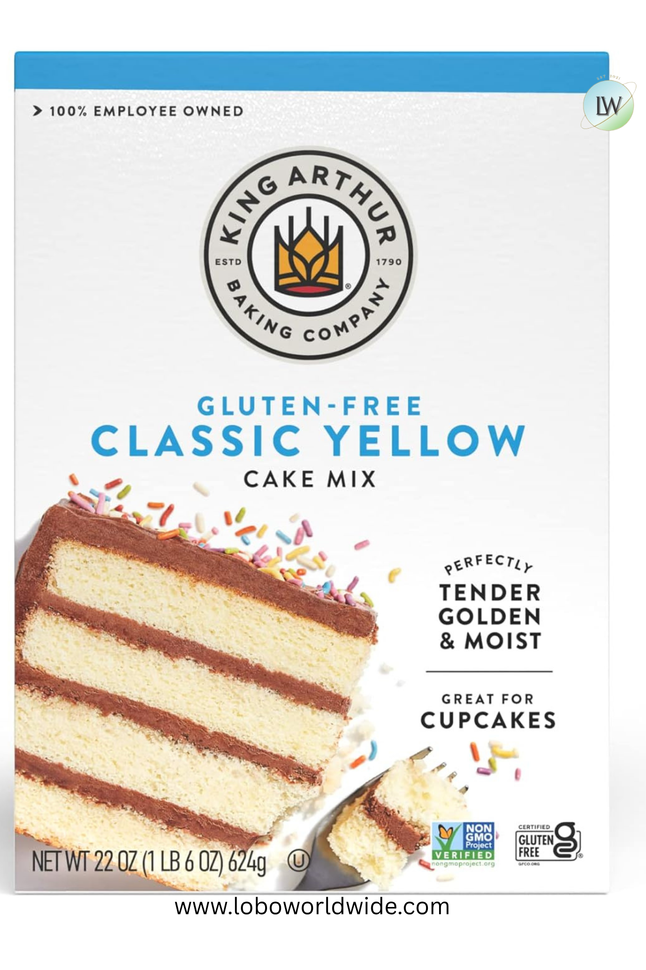 King Arthur, Gluten-Free Yellow Cake Mix  22oz