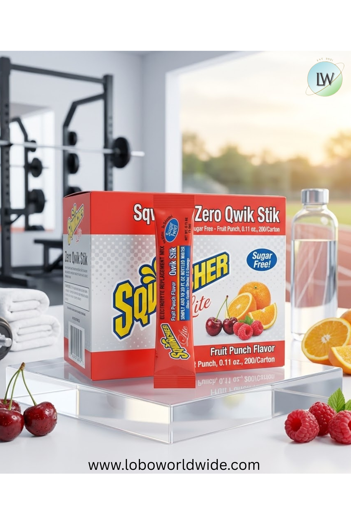 Sqwincher Zero Qwik Stik Sugar Free, 0.11 oz., 200/Carton(Various Flavours)