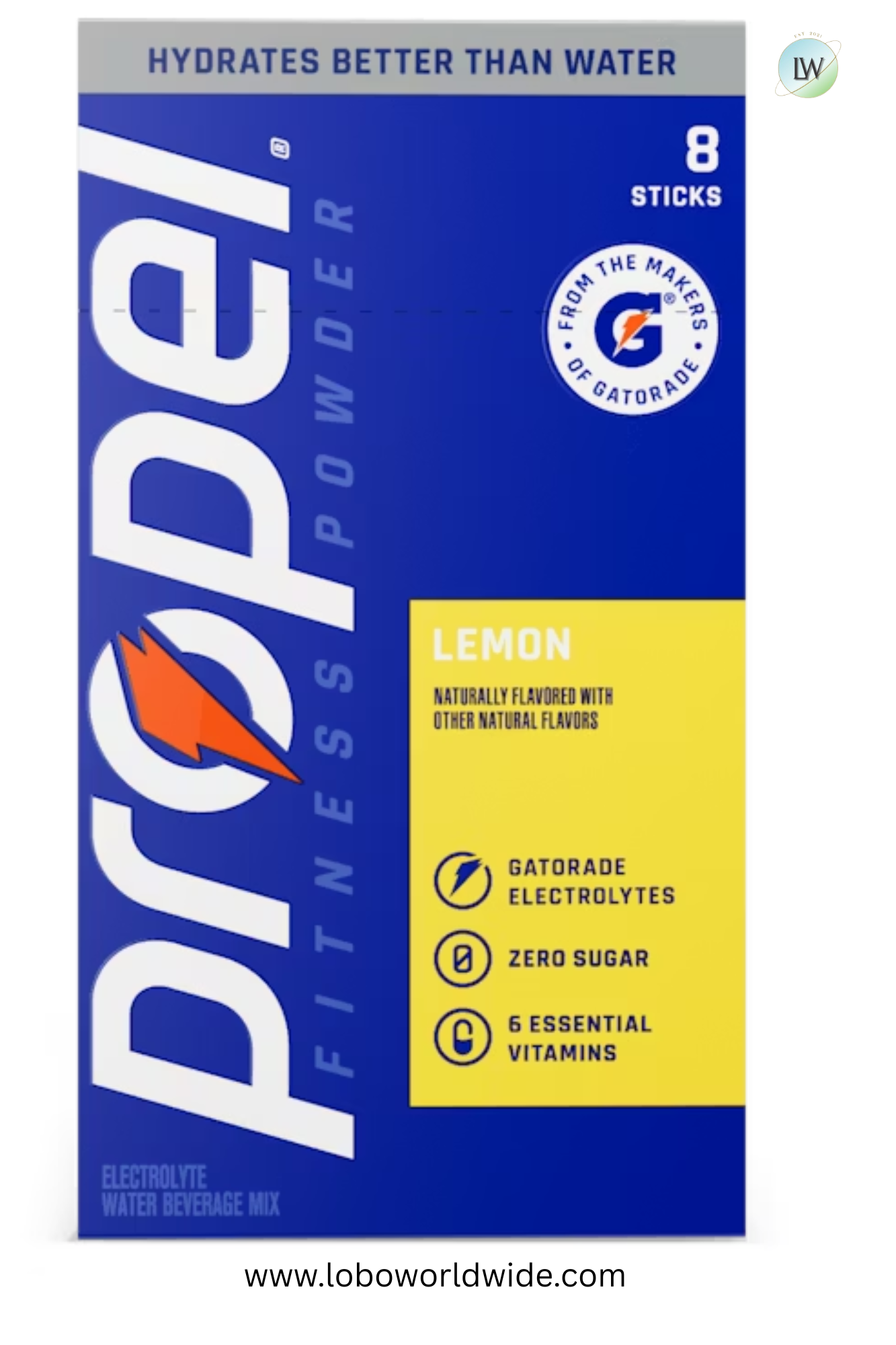 Gatorade Propel Hydration- 40 sticks(Pack OF 5, each pack contains 8 sticks)(Various Flavours)