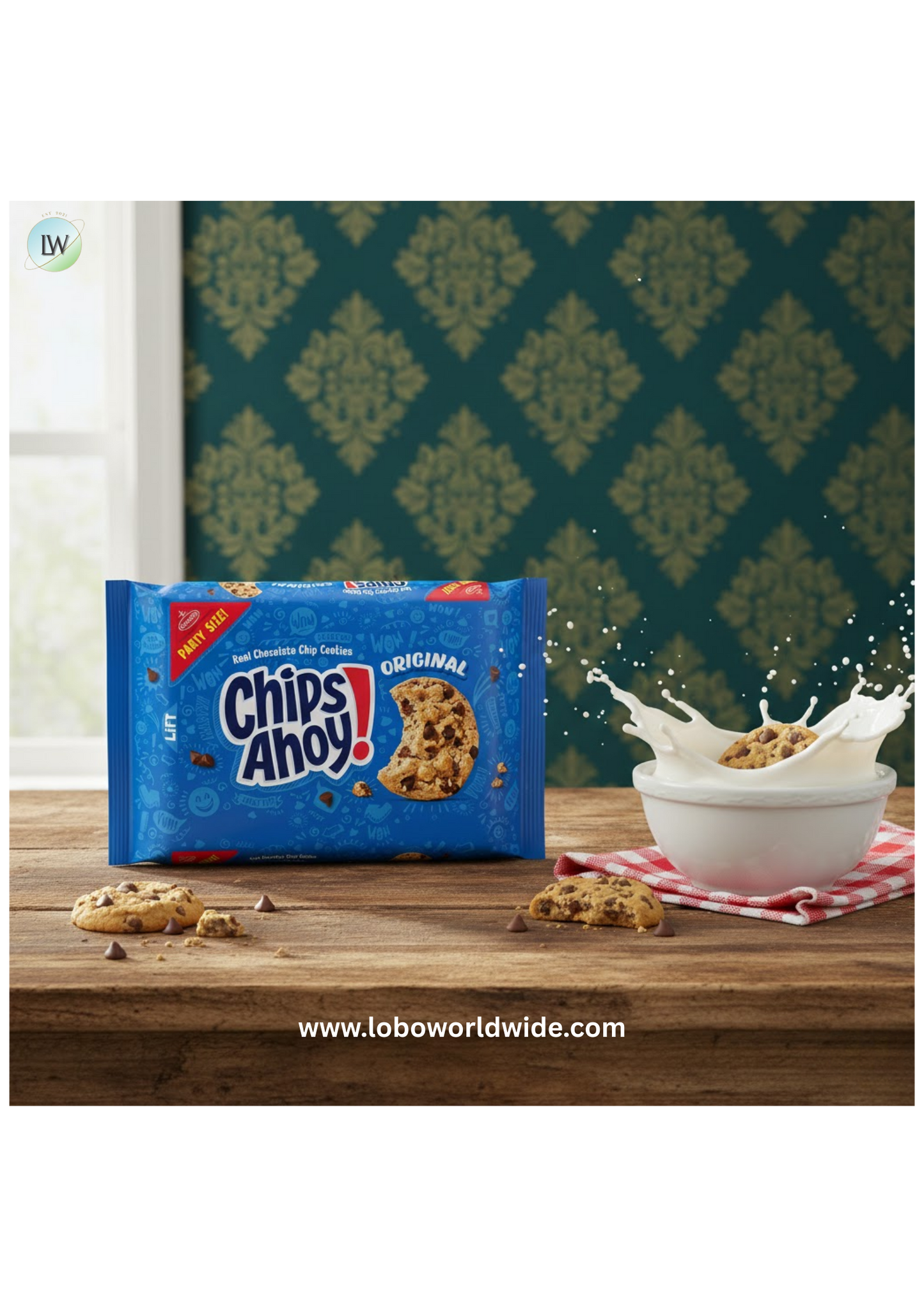 CHIPS AHOY! Original Chocolate Chip Cookies, Party Size, 25.3 oz