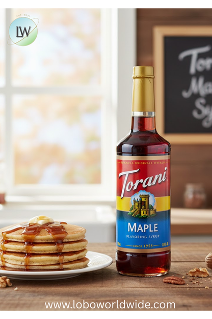 Torani Flavoring / Fruit Syrup 750 mL Glass Bottle-12/Case (Various flavors)