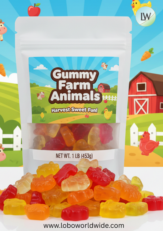 Gummy Farm Animals(Various Sizes)
