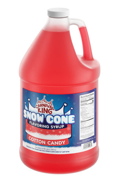 Carnival King 1 Gallon Cone Syrup(Various Flavours)