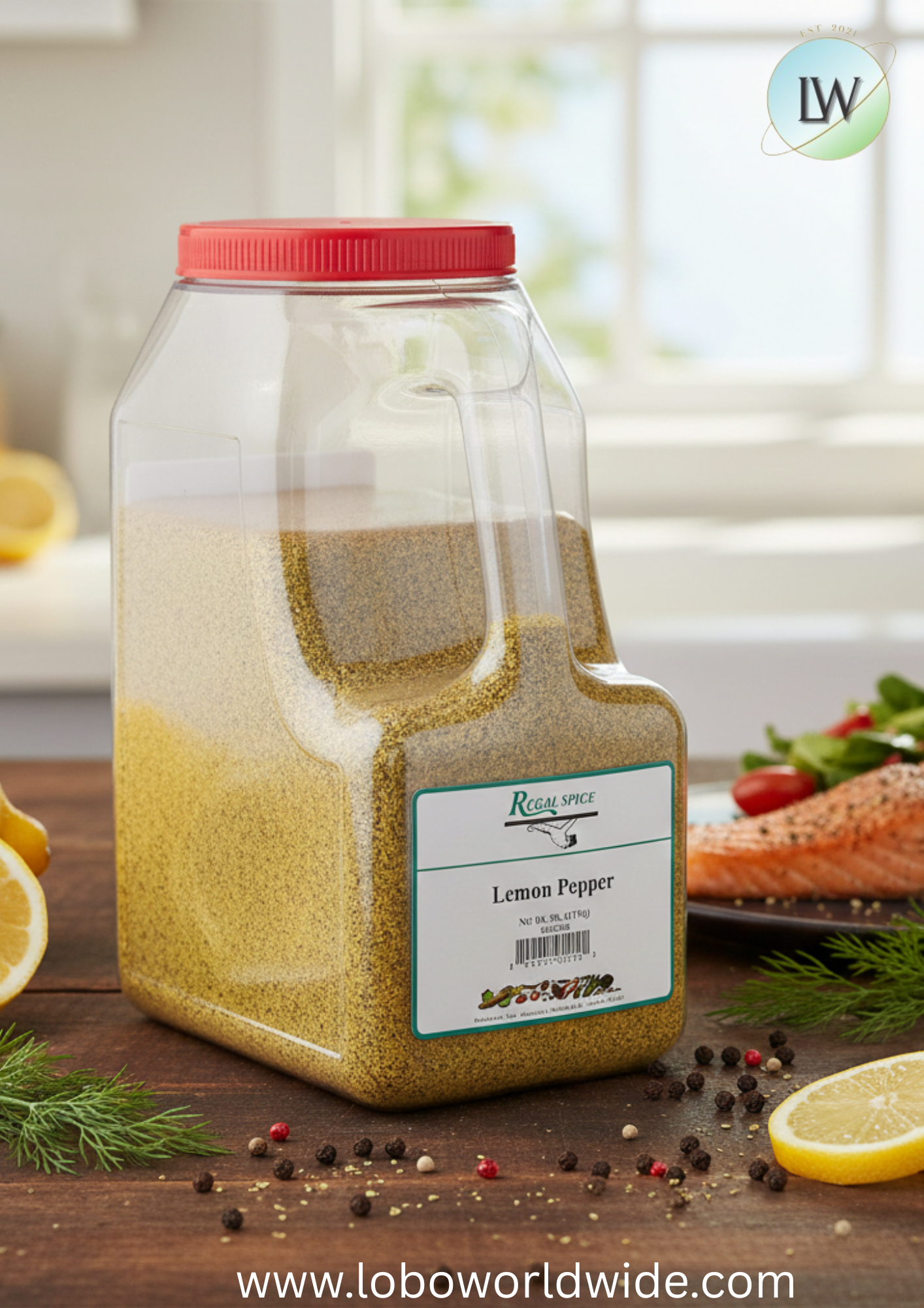Regal Tangy Lemon Pepper Seasoning (Various Sizes)