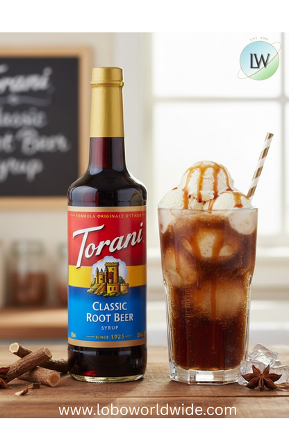 Torani Flavoring / Fruit Syrup 750 mL Glass Bottle-12/Case (Various flavors)