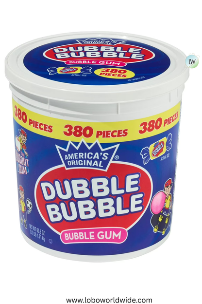 Dubble Bubble, Bubble Gum, 380 ct.