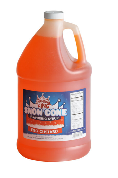 Carnival King 1 Gallon Cone Syrup- 4/Case (Various Flavours)