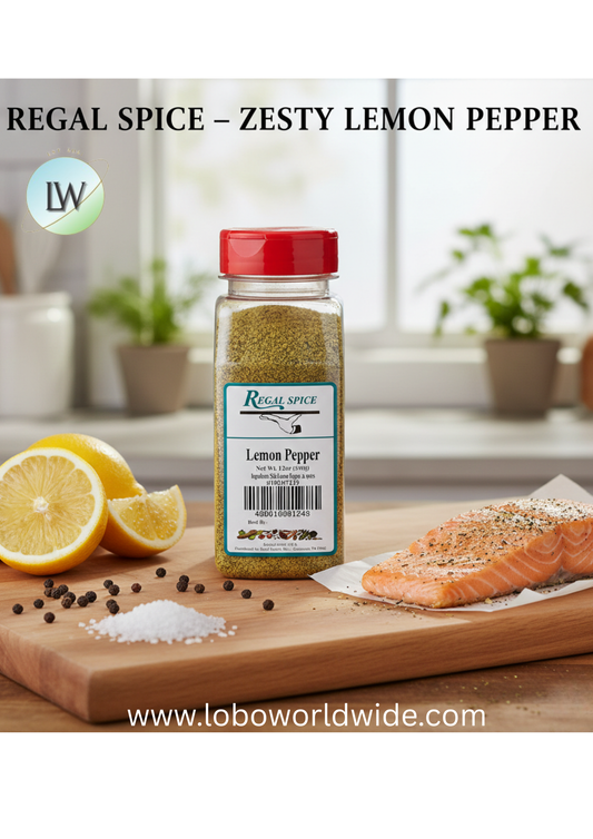 Regal Tangy Lemon Pepper Seasoning (Various Sizes)
