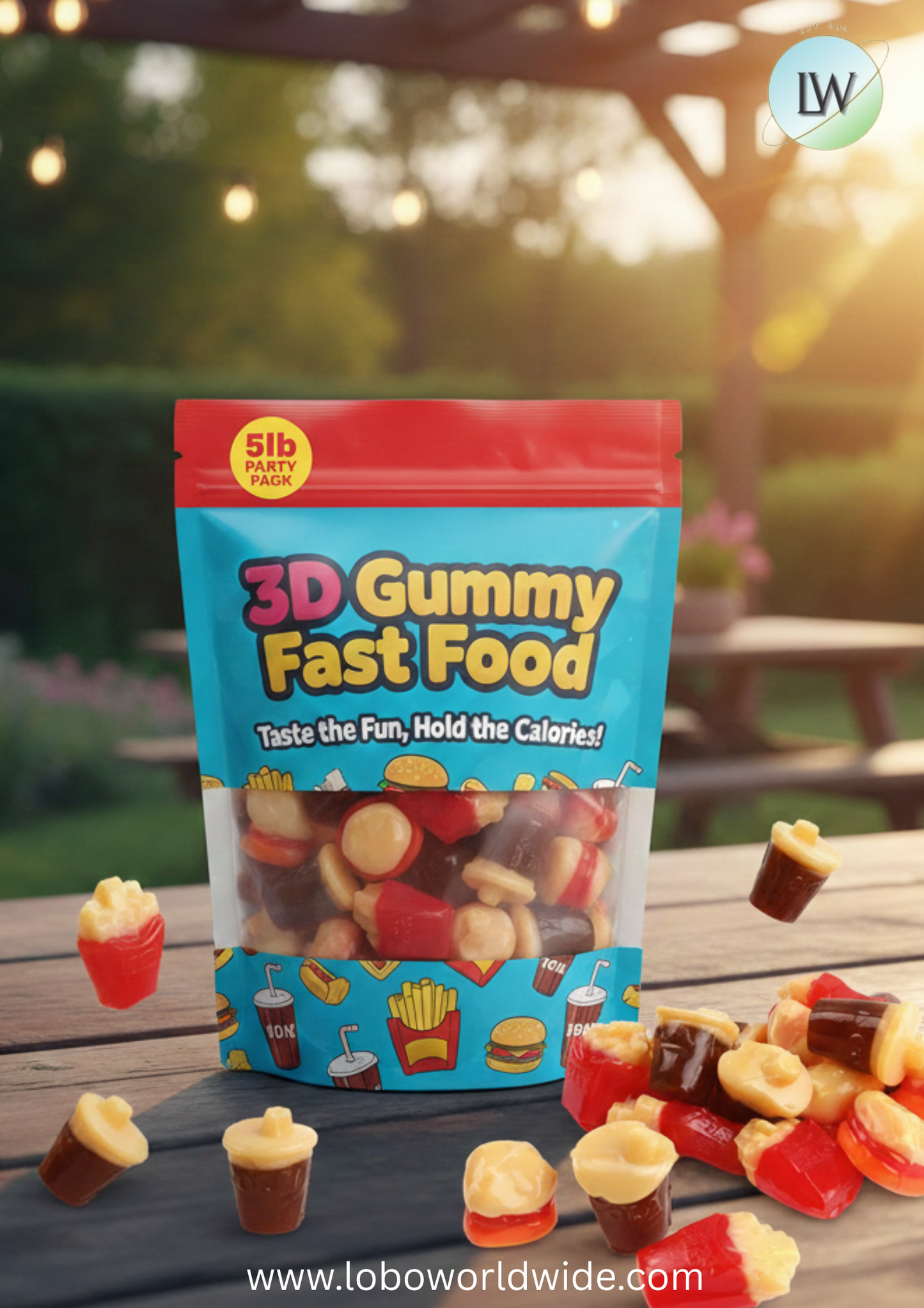 3D Gummy Fast Food(Various Sizes)