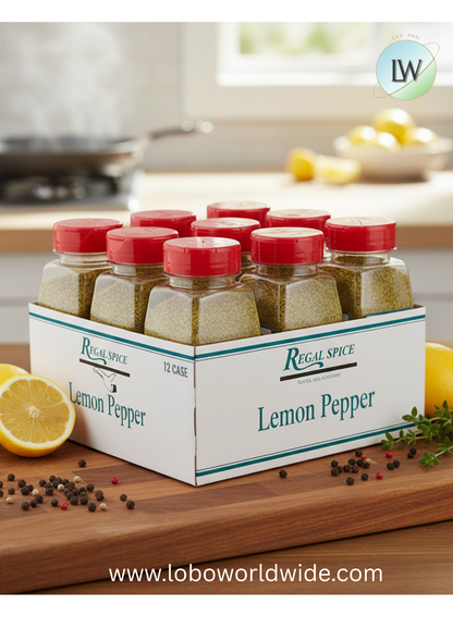 Regal Tangy Lemon Pepper Seasoning (Various Sizes)