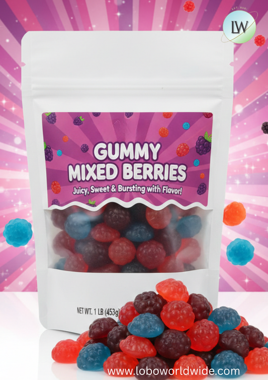 Albanese Gummy Mixed Berries(Various Sizes)