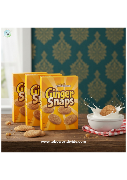 (3 pack) Ginger Snaps Cookies, Ginger Cookies, 16 oz