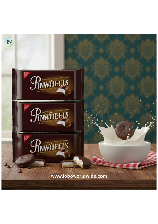 (3 pack) Pinwheels Pure Chocolate & Marshmallow Cookies, 12 oz