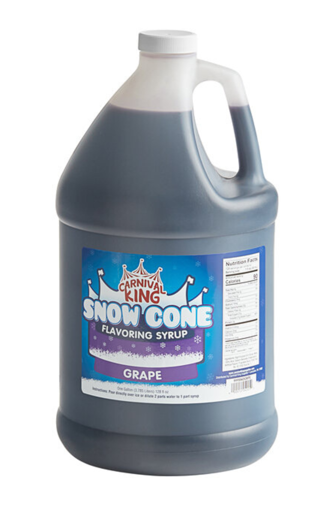 Carnival King 1 Gallon Cone Syrup(Various Flavours)