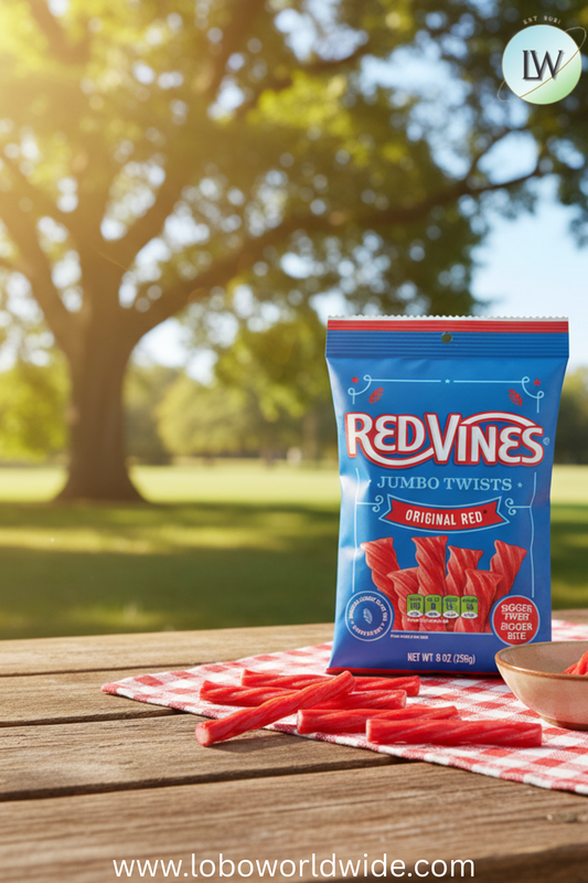 Red Vines Original Red Jumbo Twists, 8oz Bag