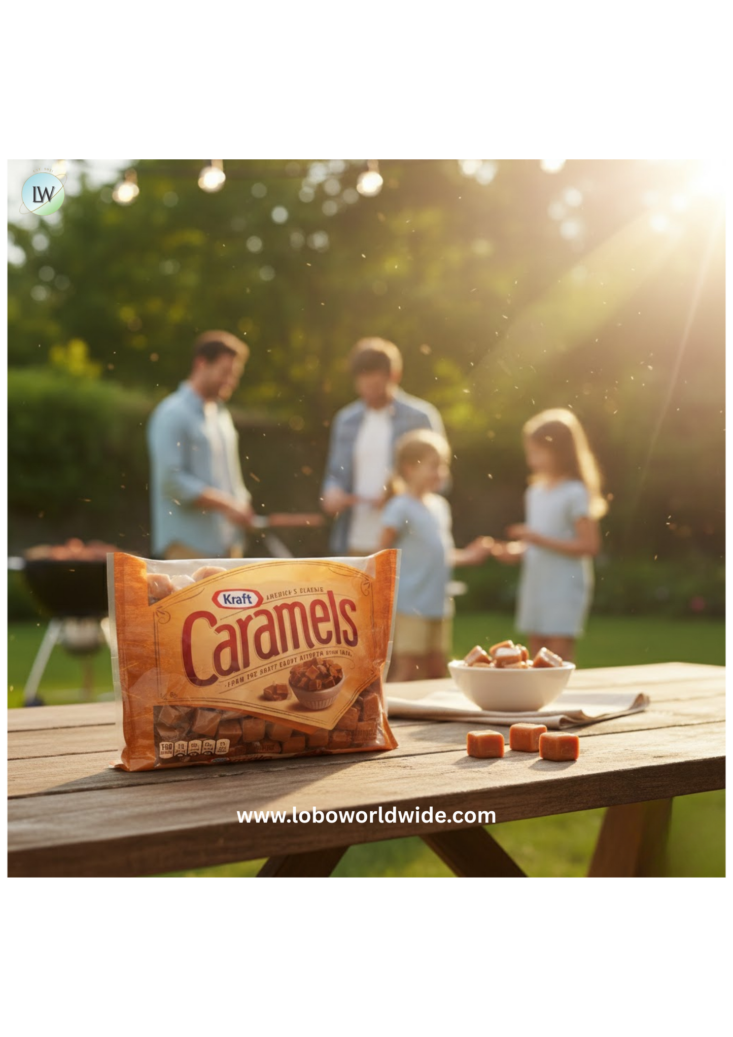 Kraft America's Classic Individually Wrapped Candy Caramels, 11 oz Bag