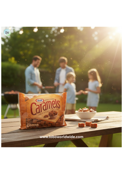 Kraft America's Classic Individually Wrapped Candy Caramels, 11 oz Bag