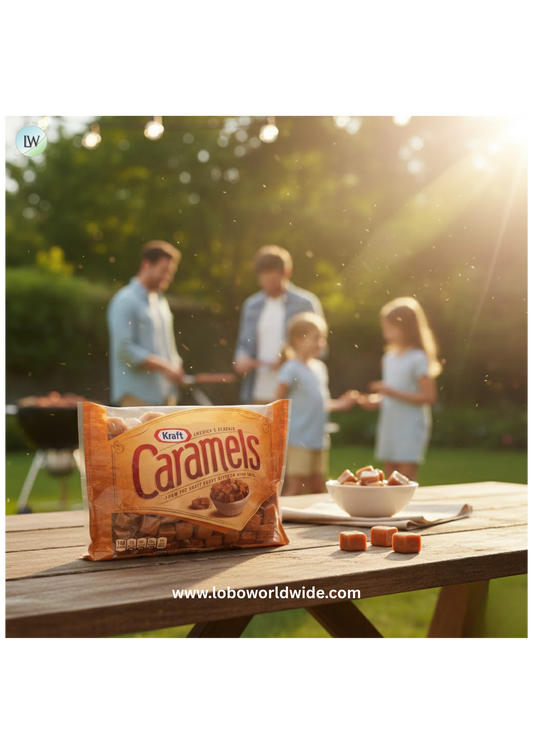 Kraft America's Classic Individually Wrapped Candy Caramels, 11 oz Bag