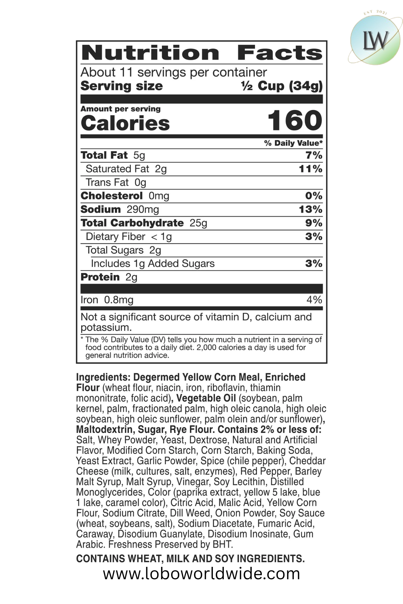 Chex Mix Savory Snack Mix, Family Size, 13.5 oz(Various Flavours)