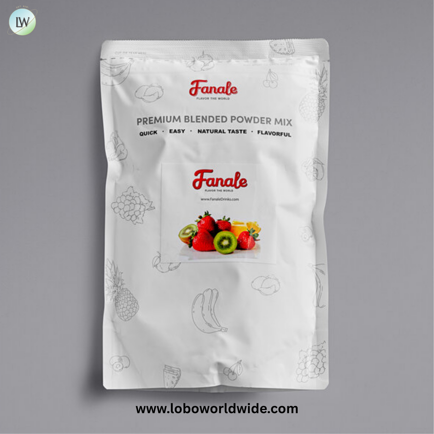 Fanale Strawberry Powder Mix 2.2 lb.